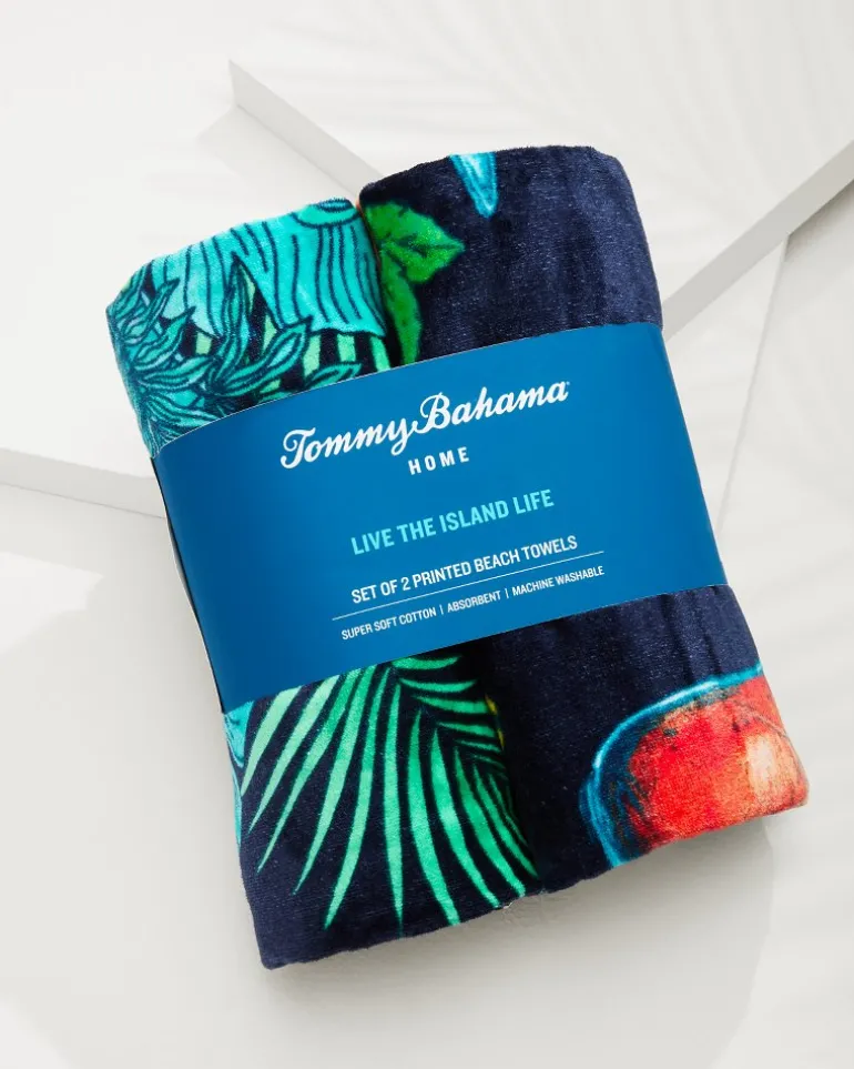 Sale Tommy Bahama All Nighter & Baja Who Can Toucan Beach Towels — Set of 2 Multicolor