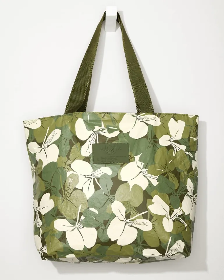 Outlet Tommy Bahama Aloha Collection Ginger Camo Day Tripper Tote Scope/Olive