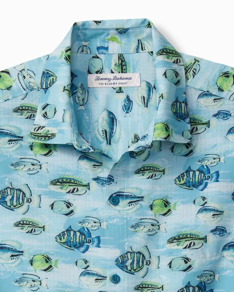 Best Tommy Bahama Bahama Coast Fintastic IslandZone® Shirt Tidal Lagoon