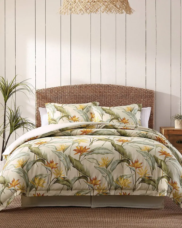 Discount Tommy Bahama Birds of Paradise 4-Piece California King Comforter Set Ivory