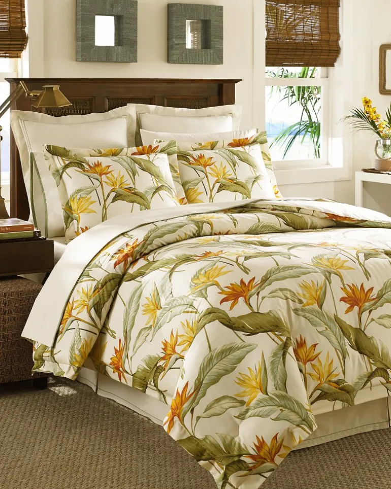 Discount Tommy Bahama Birds of Paradise 4-Piece California King Comforter Set Ivory