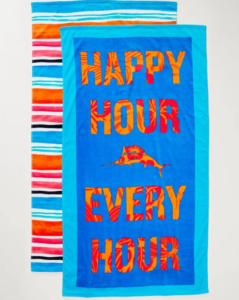 Outlet Tommy Bahama Cape Coral & Happy Hour Beach Towels — Set of 2 Multicolor