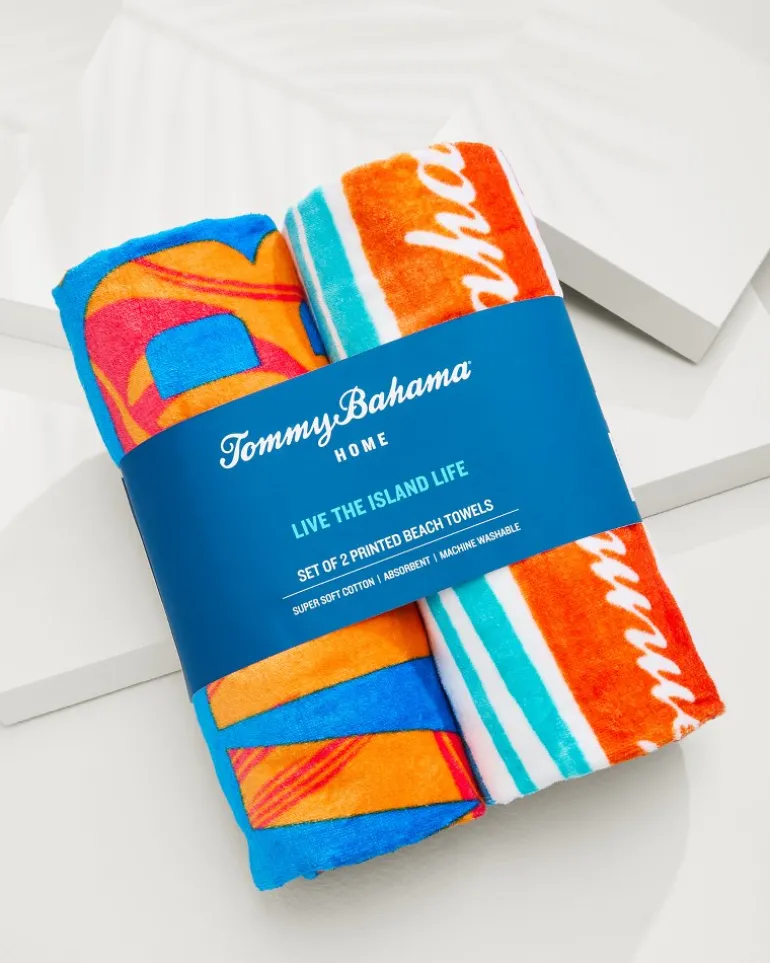 Outlet Tommy Bahama Cape Coral & Happy Hour Beach Towels — Set of 2 Multicolor