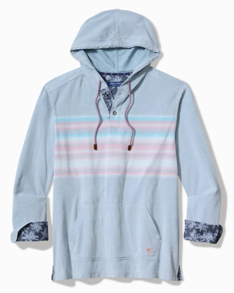Online Tommy Bahama Coastline Cord Stretch Breeze Baja Hoodie Norse Blue