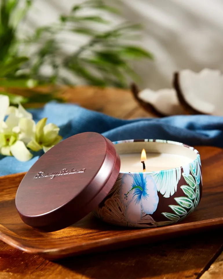 Fashion Tommy Bahama Travel Candle Tin Coconut Oasis