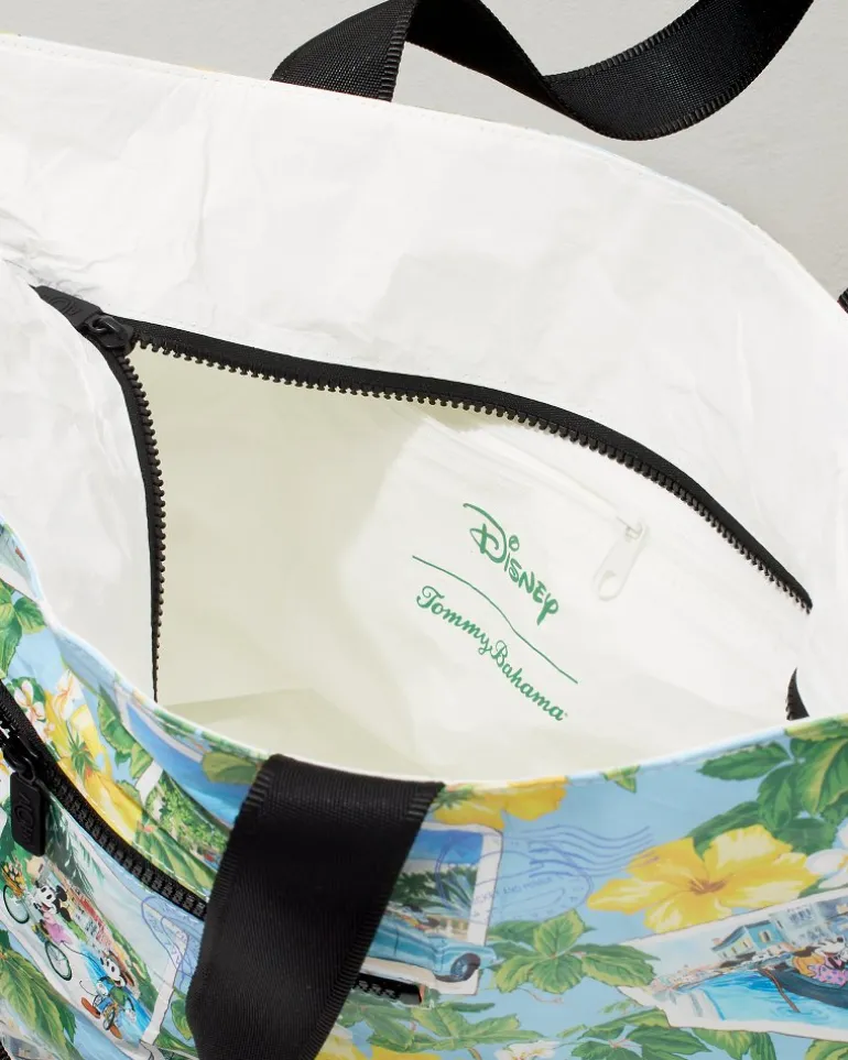 Best Tommy Bahama Disney x Aloha Collection Day Tripper Tote Postcard To Paradise