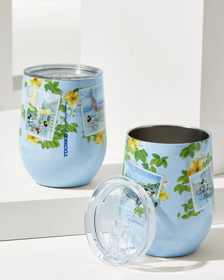 Best Sale Tommy Bahama Disney x Corkcicle Stemless 12-oz. Wine Cups - Set of 2 Multicolor