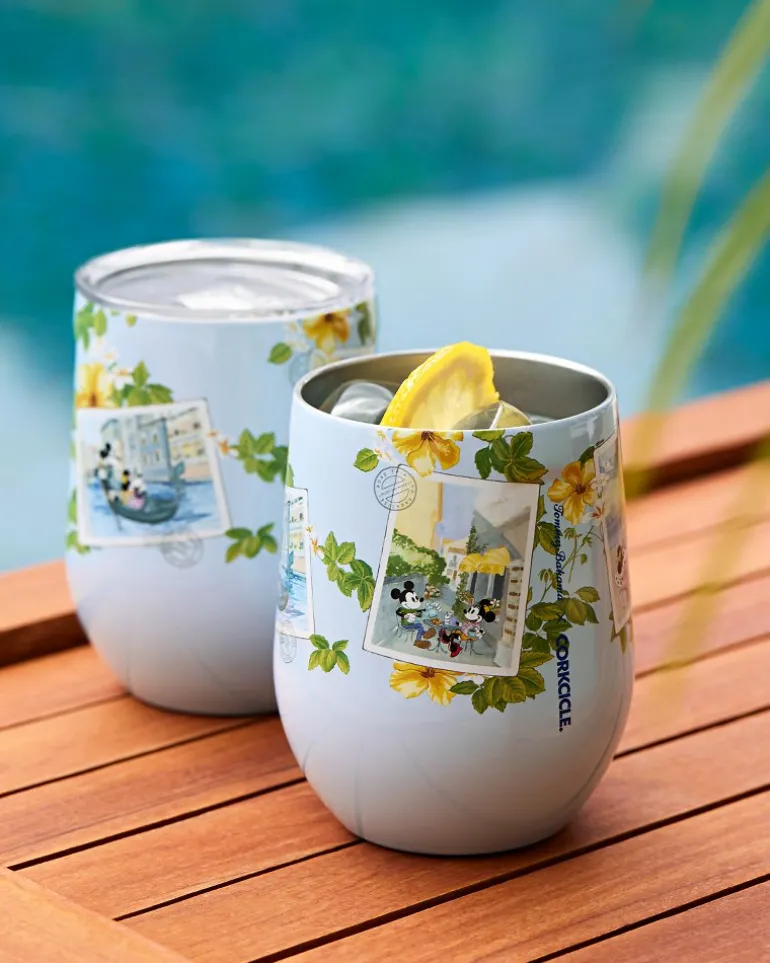 Best Sale Tommy Bahama Disney x Corkcicle Stemless 12-oz. Wine Cups - Set of 2 Multicolor