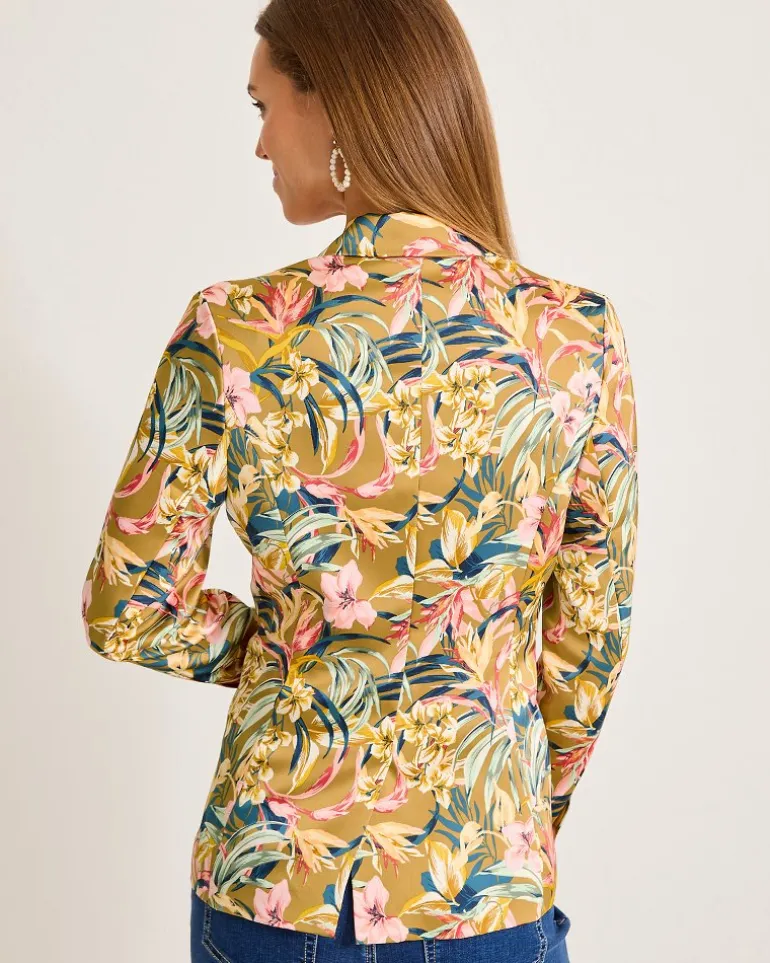 flora_amora_satin_blazer_2.webp Store Tommy Bahama Flora Amora Satin Blazer Greek Olive