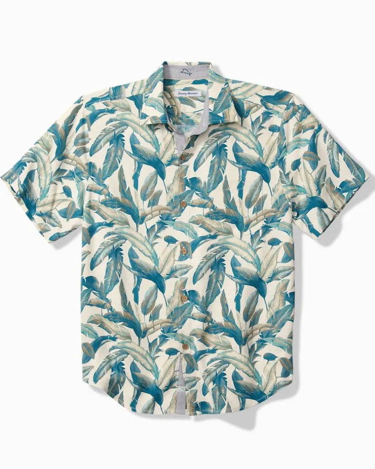 Best Tommy Bahama Frond Valley Silk Camp Shirt Sandstone