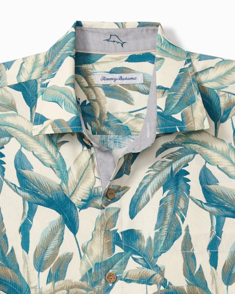 Best Tommy Bahama Frond Valley Silk Camp Shirt Sandstone