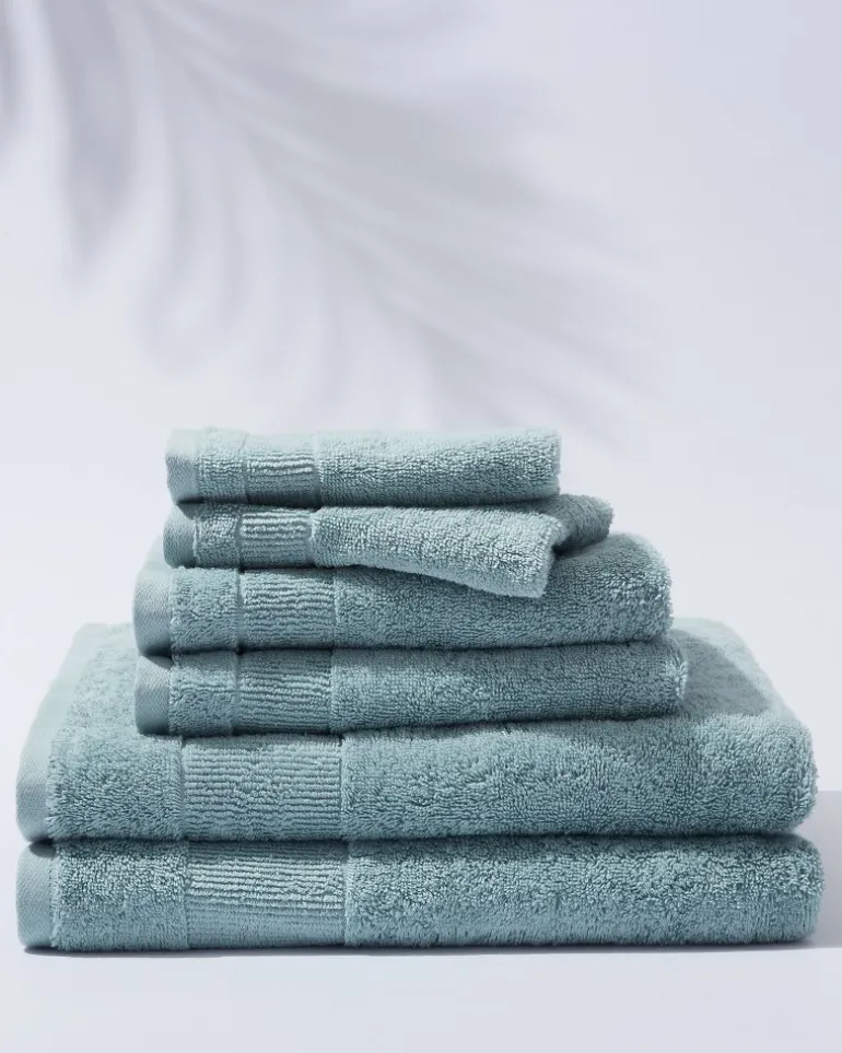 Best Tommy Bahama Island Retreat 6-Piece Bath Towel Set Blue