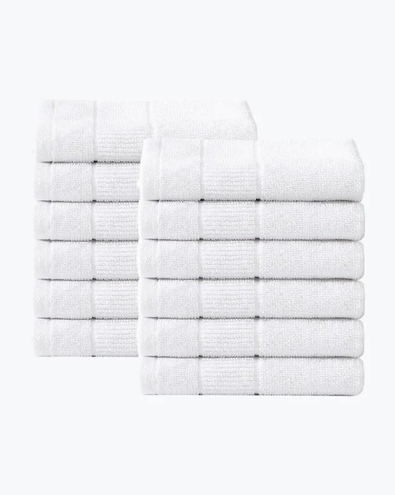 Cheap Tommy Bahama Island Retreat 12-Piece Wash Towel Set White