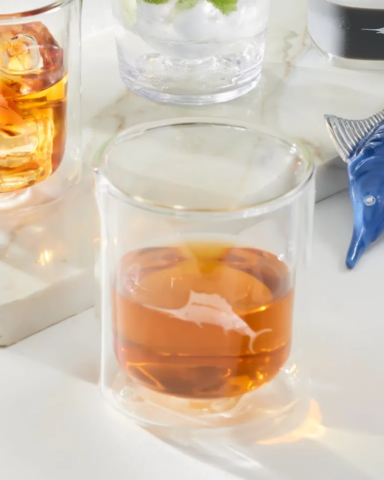 Shop Tommy Bahama Marlin 12-oz. Corkcicle® Rocks Glass - Set of 2 Clear