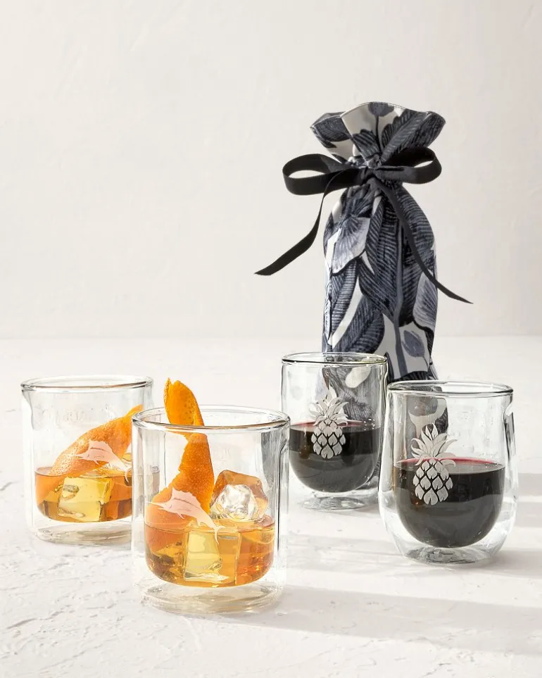 Shop Tommy Bahama Marlin 12-oz. Corkcicle® Rocks Glass - Set of 2 Clear