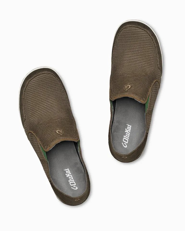New Tommy Bahama Men's OluKai® Nohea Mesh Slip-On Shoes Mustang