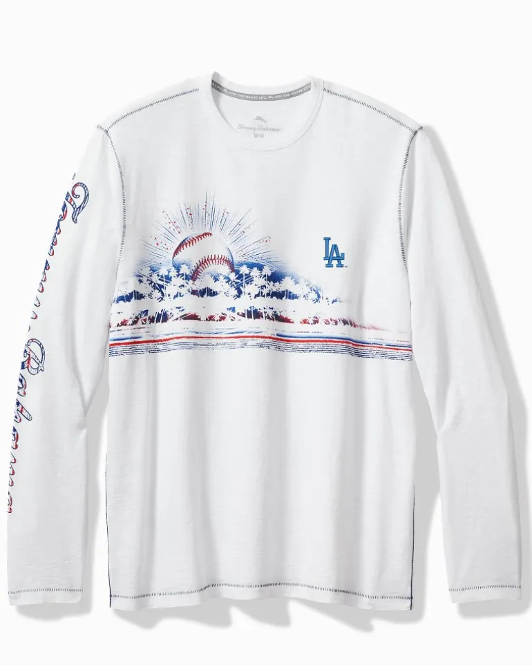 New Tommy Bahama MLB® American Dreams Lux T-Shirt los_angeles_dodgers