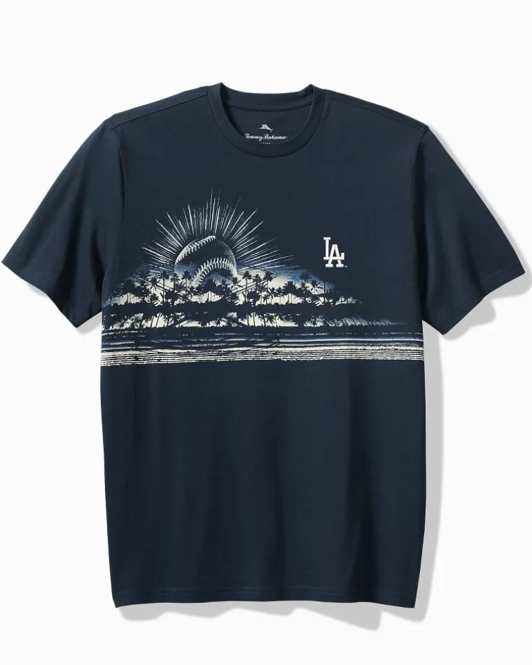 New Tommy Bahama MLB® Catch the Sunset Graphic T-Shirt los_angeles_dodgers