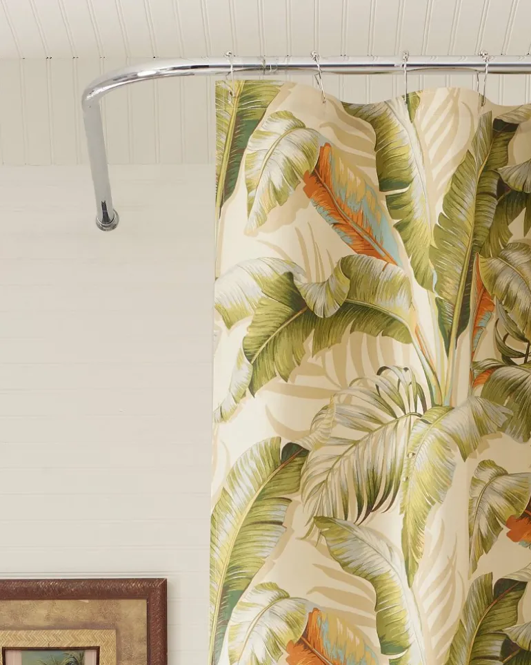 Clearance Tommy Bahama Palmiers Shower Curtain Green