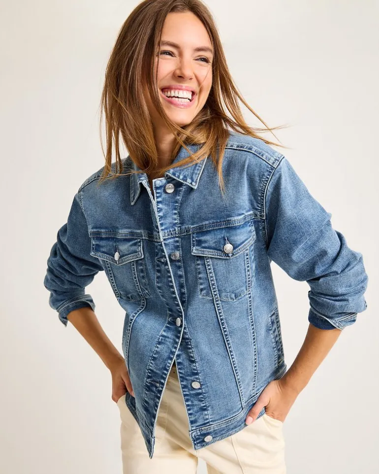 Outlet Tommy Bahama Relaxed Jean Jacket Med Azul Wash