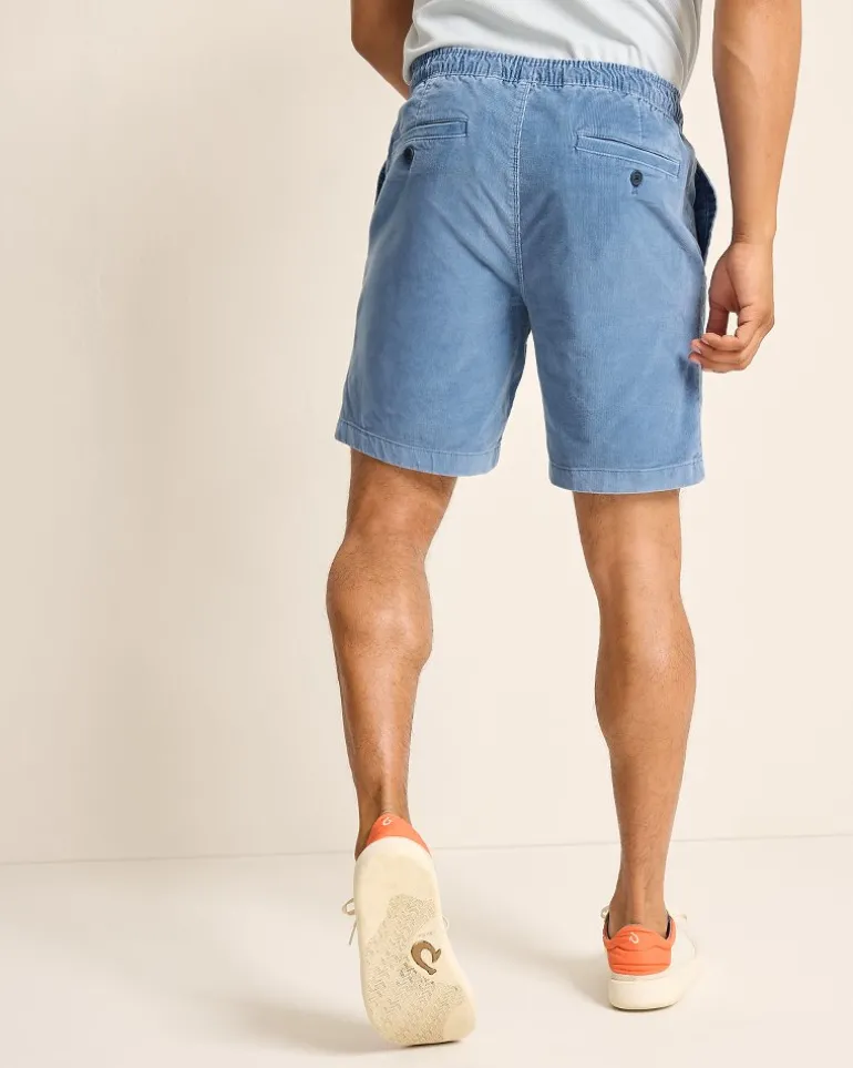 Clearance Tommy Bahama Sea Coast Corduroy E-Waist 8-Inch Shorts Dockside Blue
