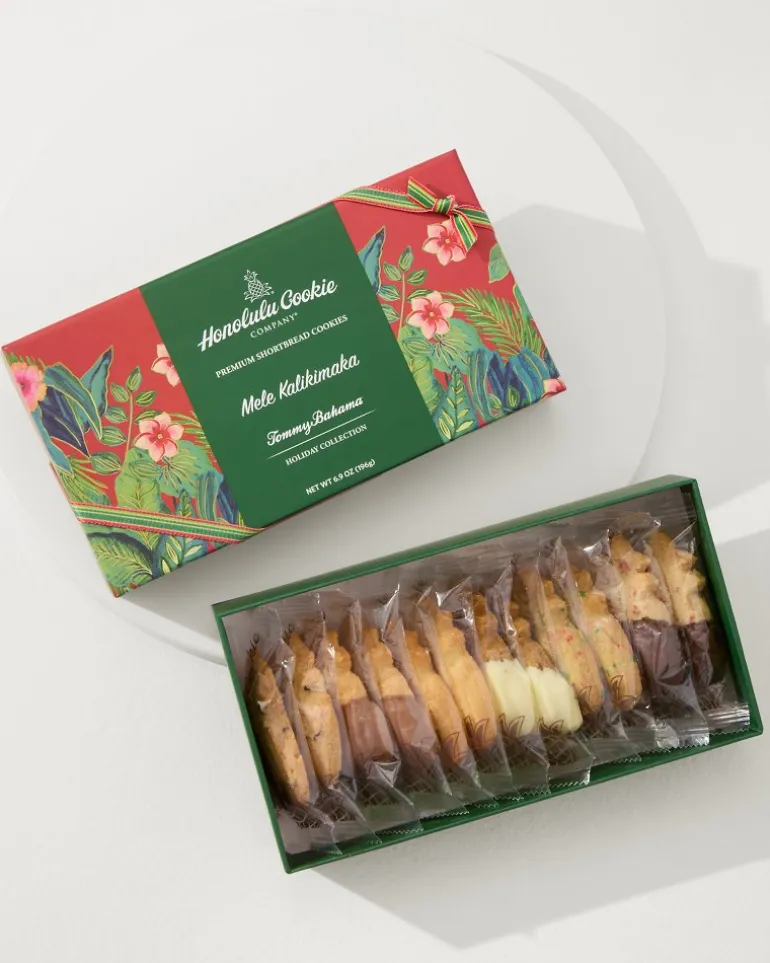 Online Tommy Bahama x Honolulu Cookie Company® Mele Kalikimaka Gift Box Red