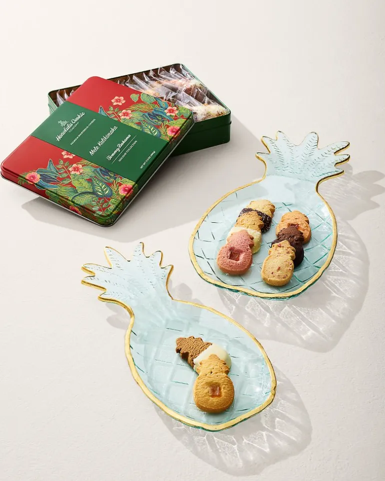 Cheap Tommy Bahama x Honolulu Cookie Company® Mele Kalikimaka Gift Tin Red