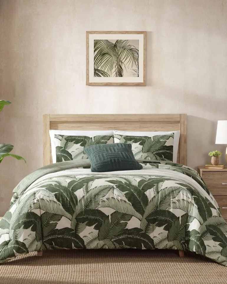Fashion Tommy Bahama Vintage Palms 3-Piece King Comforter Set Jungle